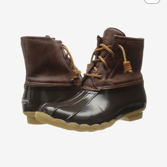 Sperry Other - Sperry saltwater big kids boots size 5 BROWN